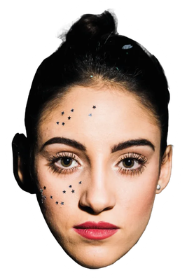 Custom Big Head Cutouts Multiple Sizes Glitter face