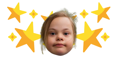 Custom Big Head Cutouts Multiple Sizes Golden Star