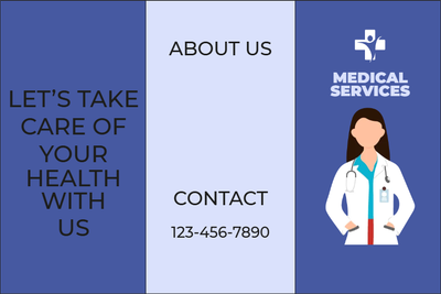 Custom Brochures Multiple Sizes Medical Clinics