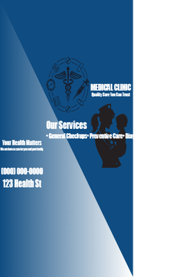 Custom Brochures Multiple Sizes Your Health Matters
