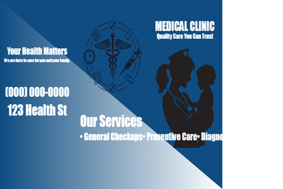 Custom Brochures Multiple Sizes Your Health Matters