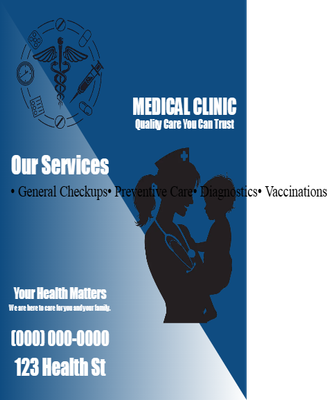 Custom Brochures Multiple Sizes Your Health Matters