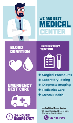 Custom Brochures Multiple Sizes Medical Center