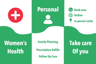 Custom Brochures Multiple Sizes Women's Health