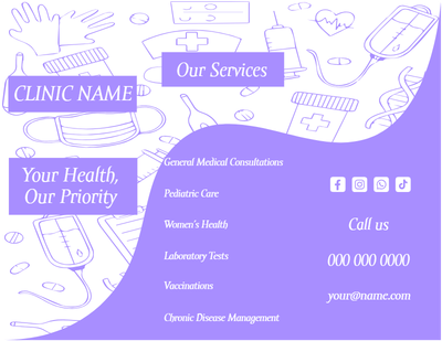 Custom Brochures Multiple Sizes Your Health