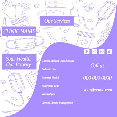 Custom Brochures Multiple Sizes Your Health