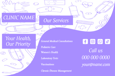 Custom Brochures Multiple Sizes Your Health