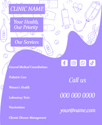 Custom Brochures Multiple Sizes Your Health