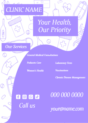 Custom Brochures Multiple Sizes Your Health