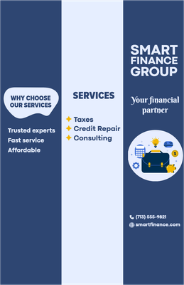 Custom Brochures Multiple Sizes Smart Finance Group
