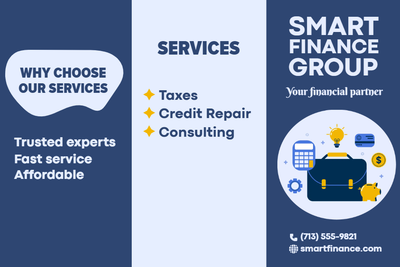 Custom Brochures Multiple Sizes Smart Finance Group