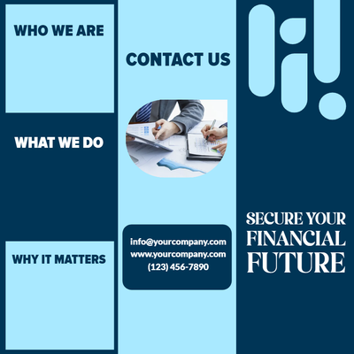 Custom Brochures Multiple Sizes Financial Future