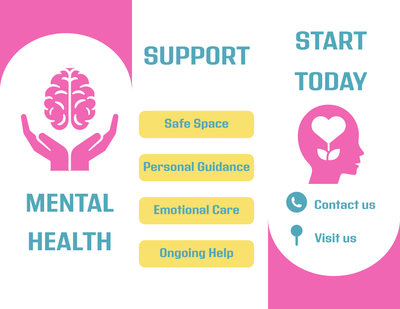 Custom Brochures Multiple Sizes  Mental Health