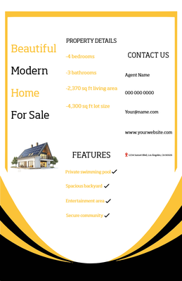 Custom Brochures Multiple Sizes Modern Home