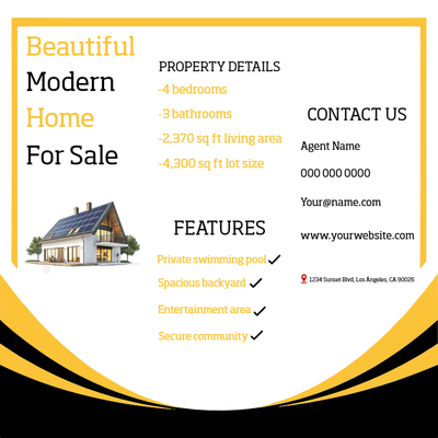 Custom Brochures Multiple Sizes Modern Home