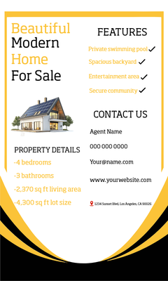Custom Brochures Multiple Sizes Modern Home