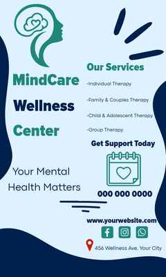 Custom Brochures Multiple Sizes Mind Care