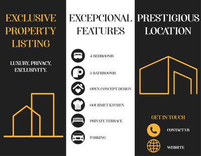 Custom Brochures Multiple Sizes Exclusive Property