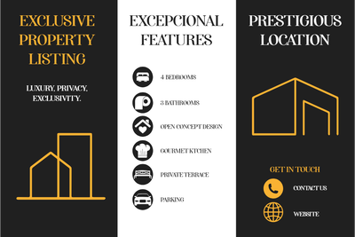 Custom Brochures Multiple Sizes Exclusive Property