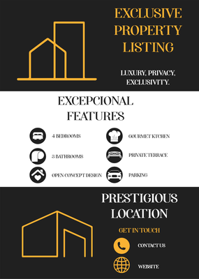 Custom Brochures Multiple Sizes Exclusive Property