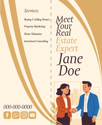 Custom Brochures Multiple Sizes Real Estate Expert
