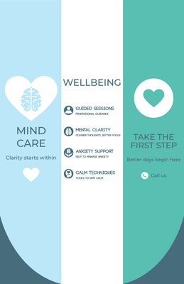 Custom Brochures Multiple Sizes Wellbeing