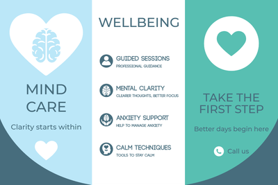 Custom Brochures Multiple Sizes Wellbeing