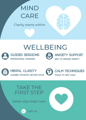 Custom Brochures Multiple Sizes Wellbeing