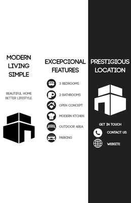 Custom Brochures Multiple Sizes Modern Living