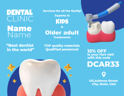 Custom Brochures Multiple Sizes  Best Dentist