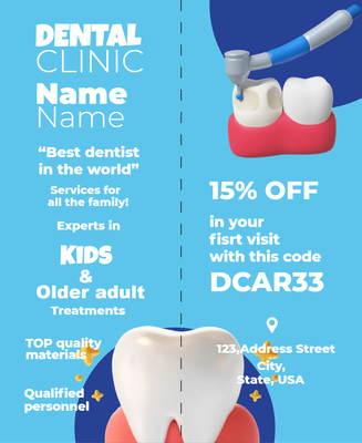Custom Brochures Multiple Sizes  Best Dentist