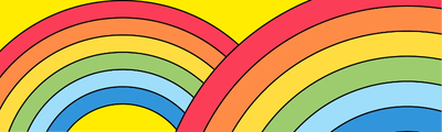 Custom Bumper Stickers Multiple Sizes Rainbow