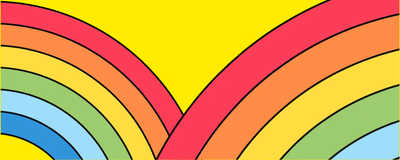 Custom Bumper Stickers Multiple Sizes Rainbow