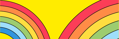 Custom Bumper Stickers Multiple Sizes Rainbow