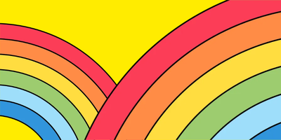 Custom Bumper Stickers Multiple Sizes Rainbow