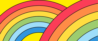 Custom Bumper Stickers Multiple Sizes Rainbow