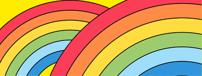 Custom Bumper Stickers Multiple Sizes Rainbow