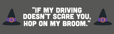 Custom Bumper Stickers Multiple Sizes Doesn't Scare You