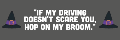 Custom Bumper Stickers Multiple Sizes Doesn't Scare You