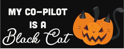 Custom Bumper Stickers Multiple Sizes My Co-Pilot