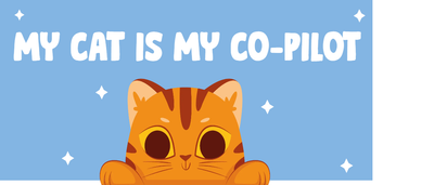 Custom Bumper Stickers Multiple Sizes Cat Copilot