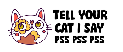 Custom Bumper Stickers Multiple Sizes Cat Greetings