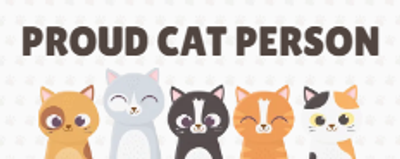 Custom Bumper Stickers Multiple Sizes Proud Cat Person