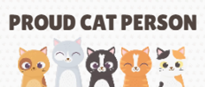 Custom Bumper Stickers Multiple Sizes Proud Cat Person