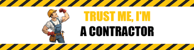Custom Bumper Stickers Multiple Sizes Trust Contractor