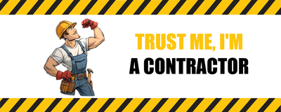 Custom Bumper Stickers Multiple Sizes Trust Contractor