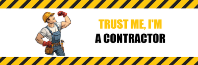 Custom Bumper Stickers Multiple Sizes Trust Contractor