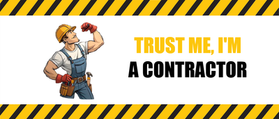 Custom Bumper Stickers Multiple Sizes Trust Contractor