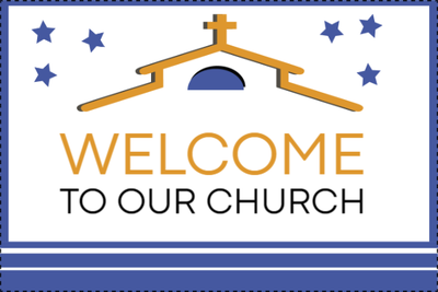 Custom Outdoor Yard Signs Multiple Sizes Welcome to Our Church
