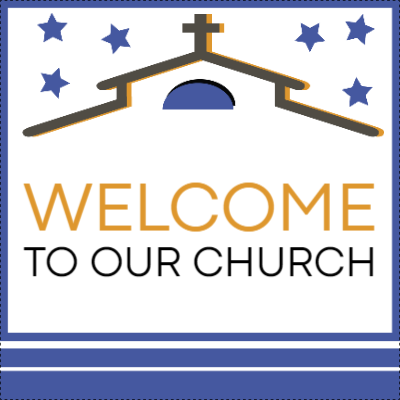 Custom Outdoor Yard Signs Multiple Sizes Welcome to Our Church